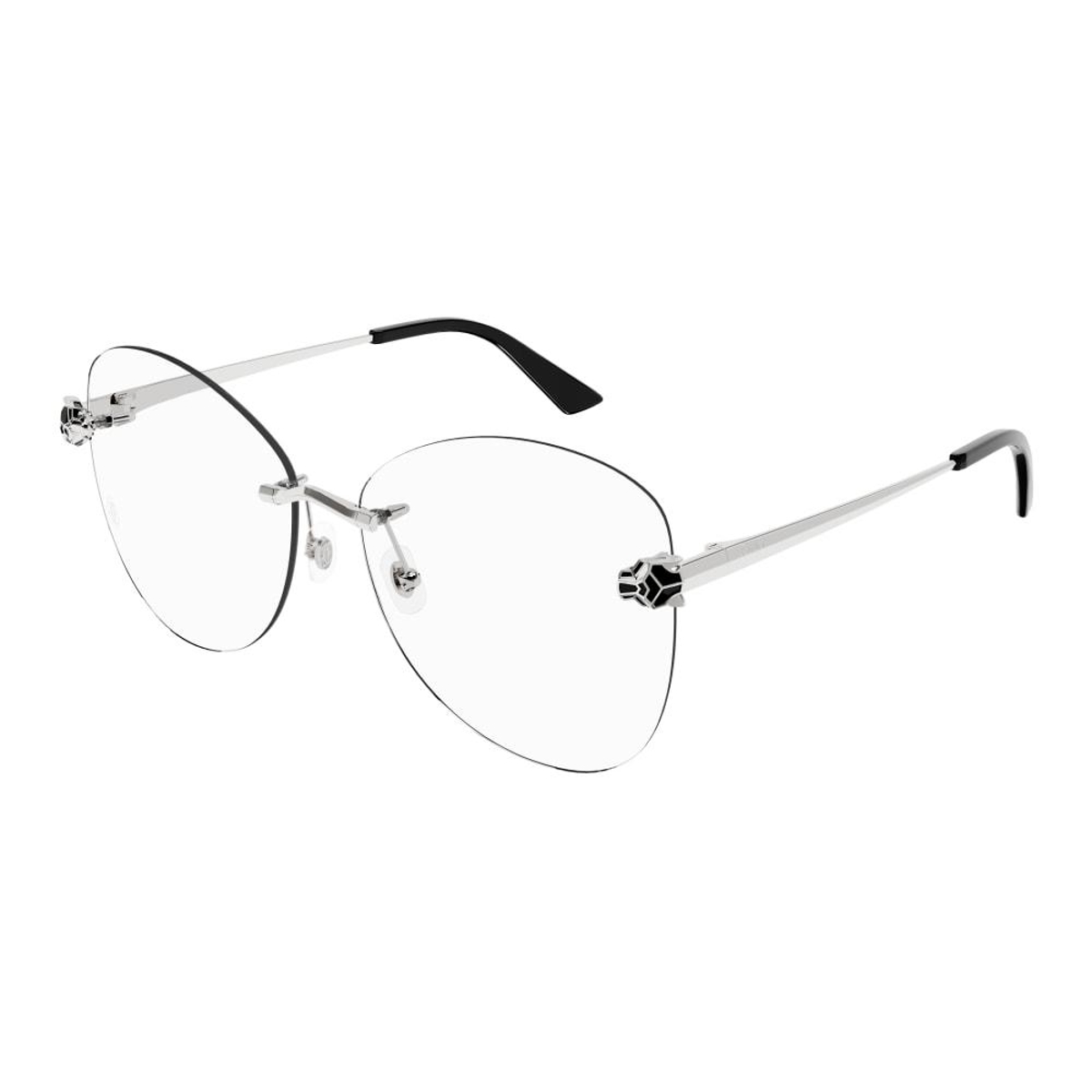 Cartier - CT0418O 002 Silver-Silver-Trans