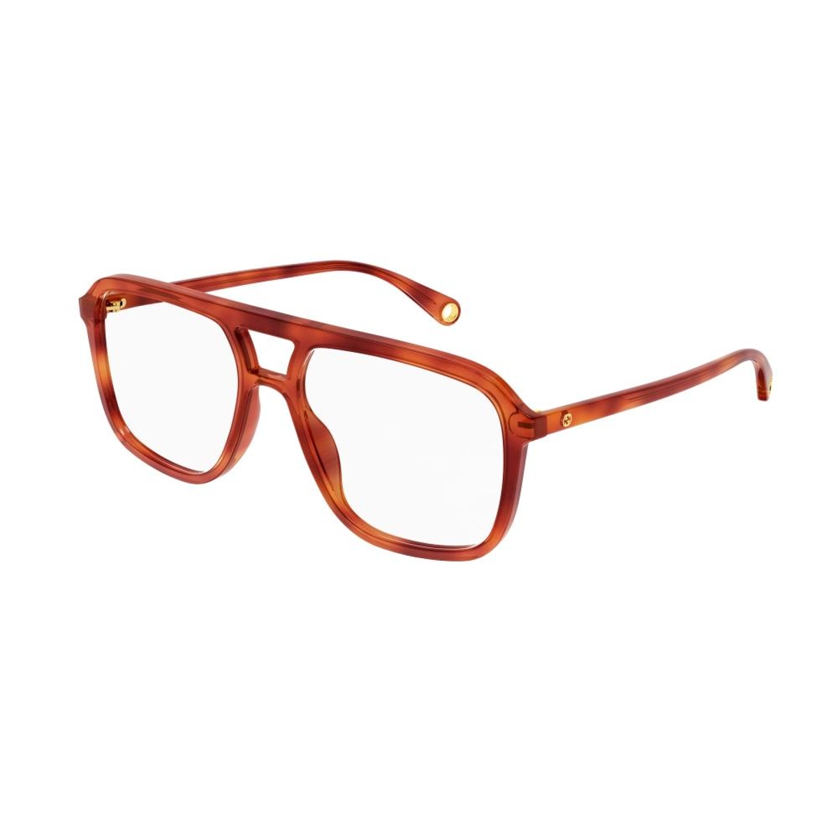 Gucci - GG1078O 002 Havana-Havana-Transparent
