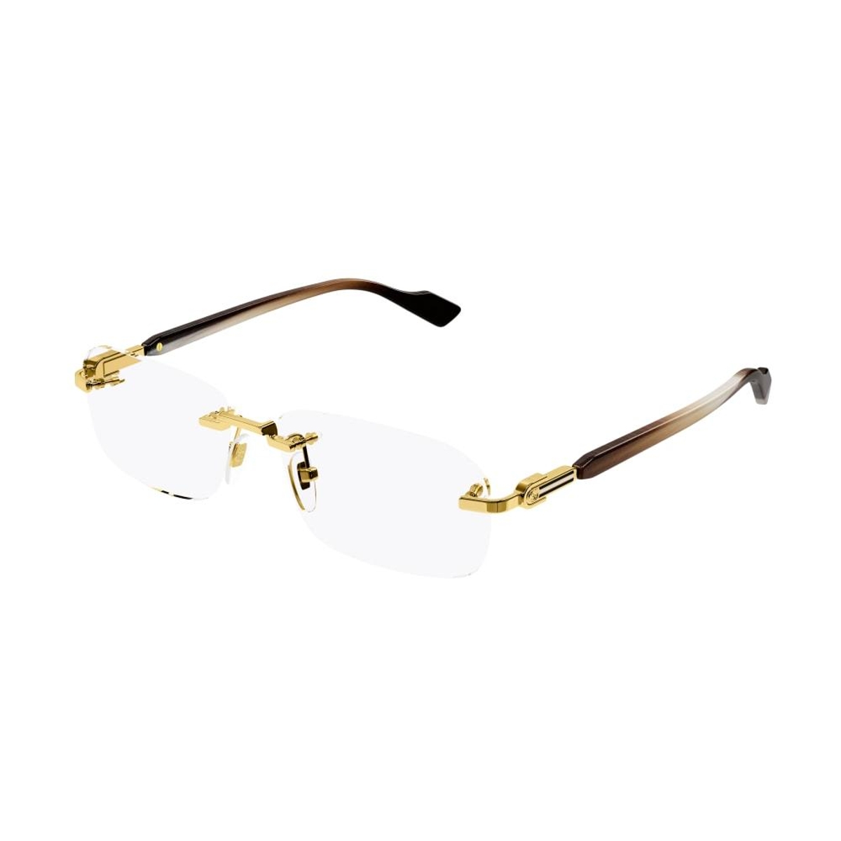 Gucci - GG1221O 002 Gold-Brown-Transparent