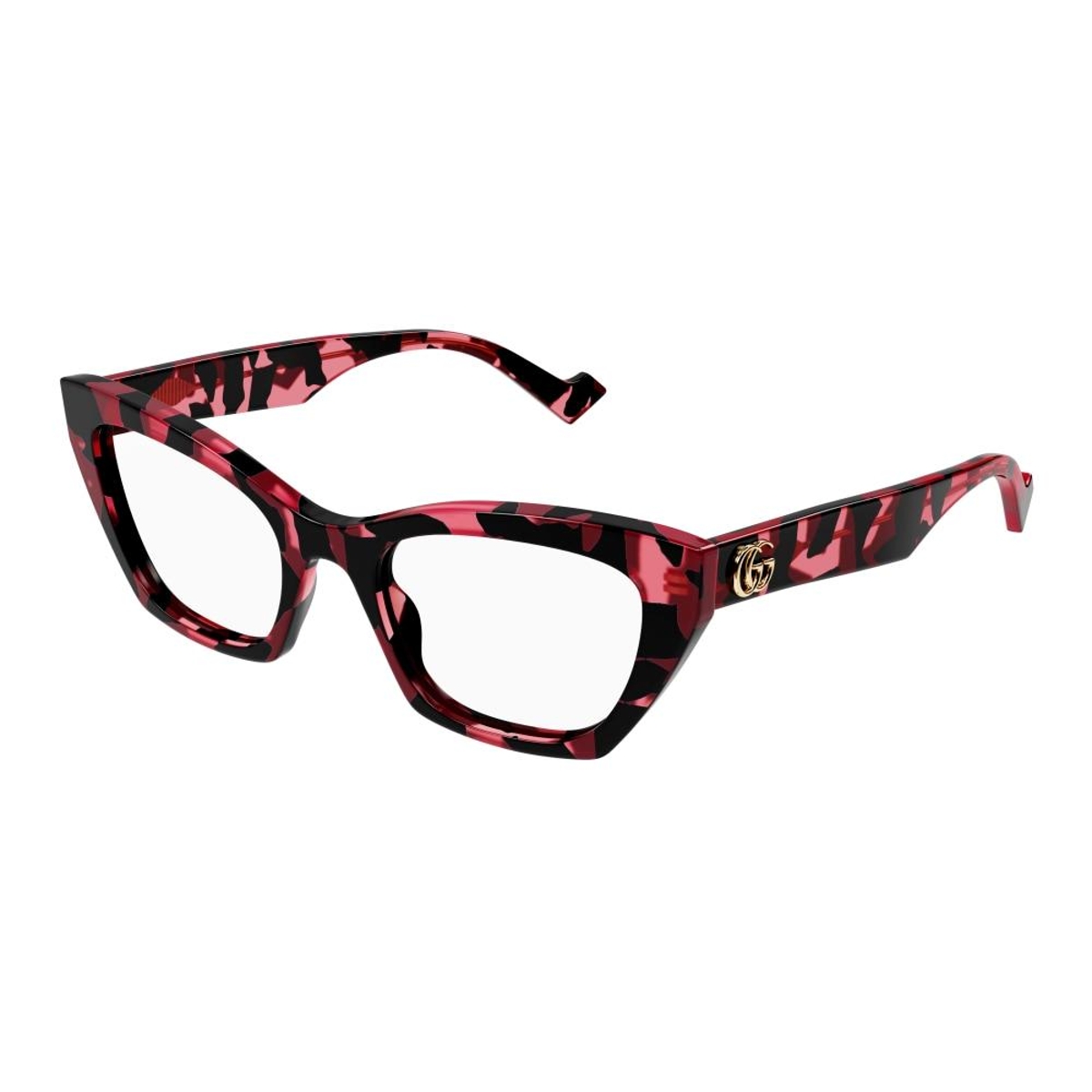 Gucci - GG1334O 003 Havana-Havana-Transparent