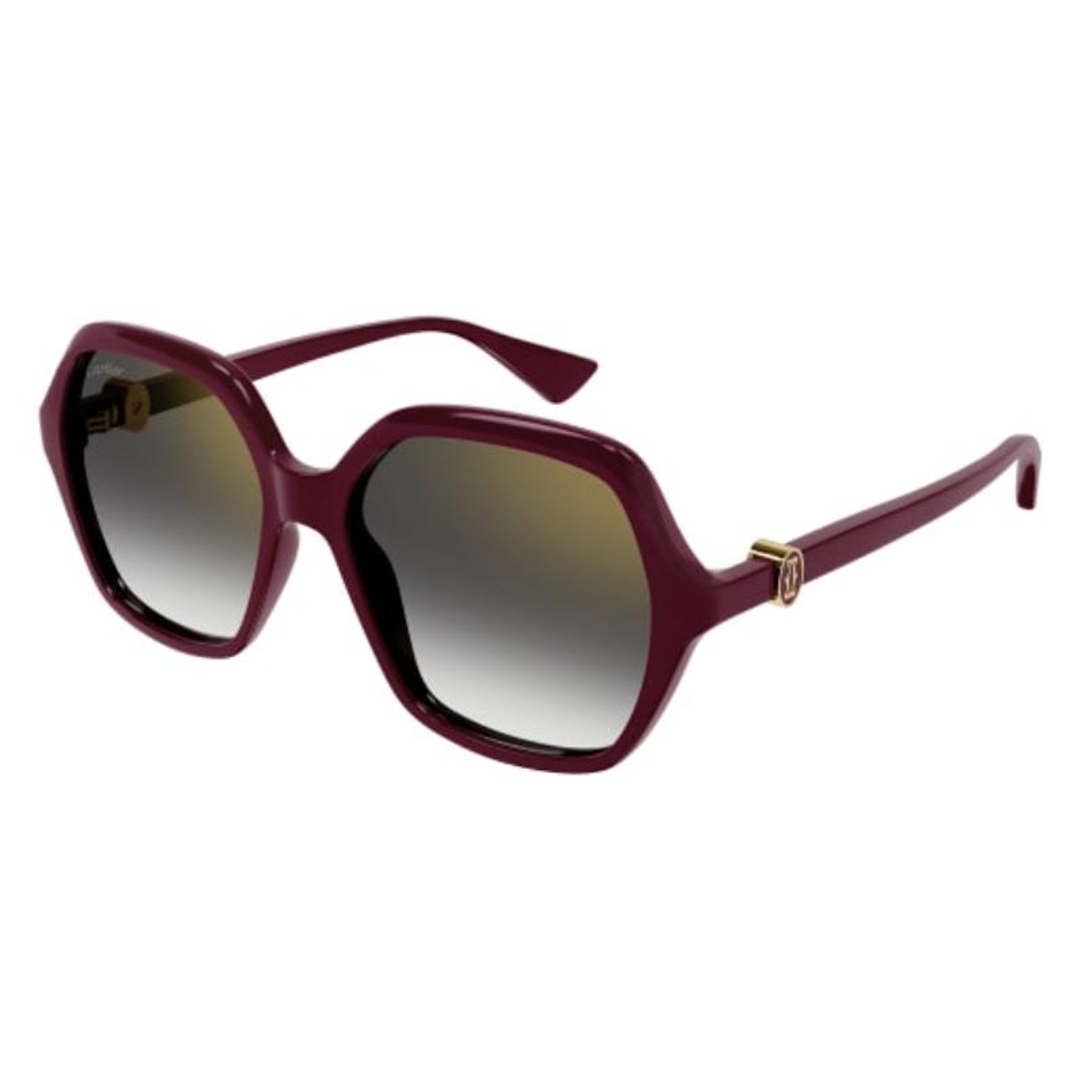 Cartier - CT0470S 003 Burgundy-Burgundy-Grey