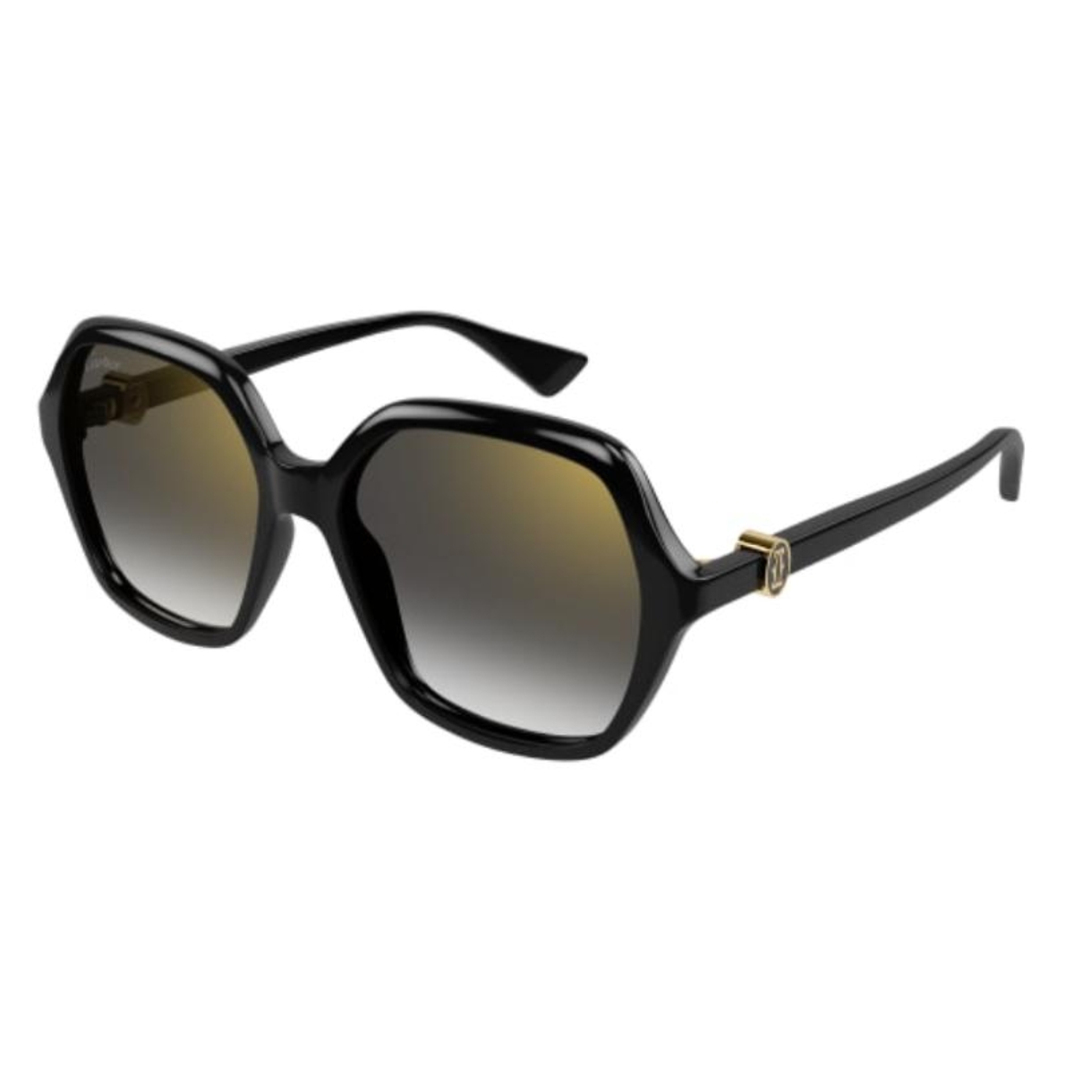 Cartier - CT0470S 001 Black-Black-Grey