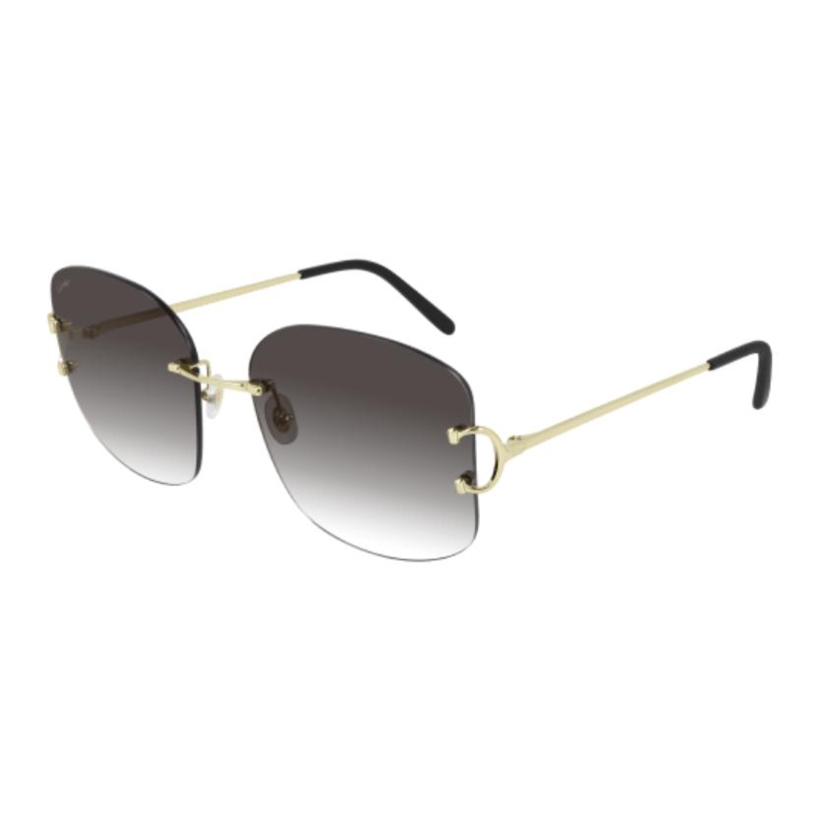 Cartier - CT0037RS 001 Gold-Gold-Grey