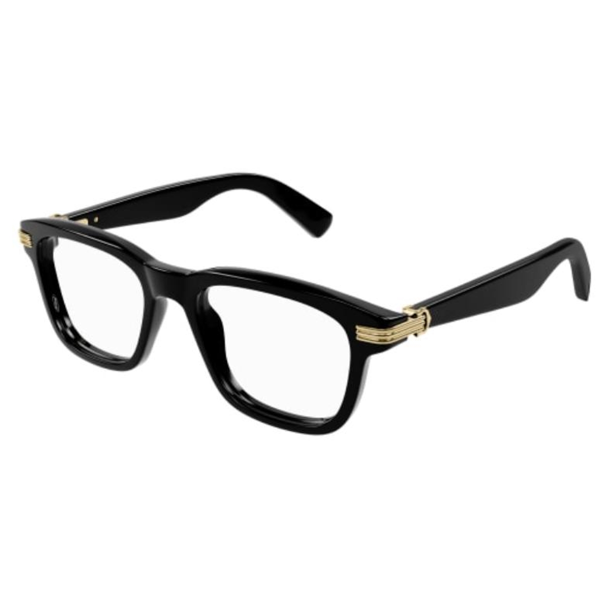 Cartier - CT0444O 006 Black-Black-Transparent