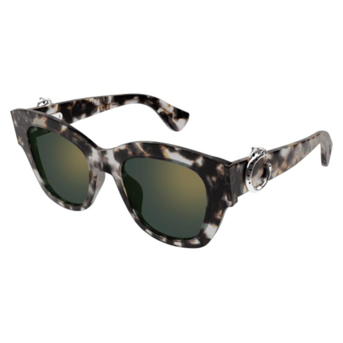 Cartier - CT0547S 004 Havana-Havana-Green