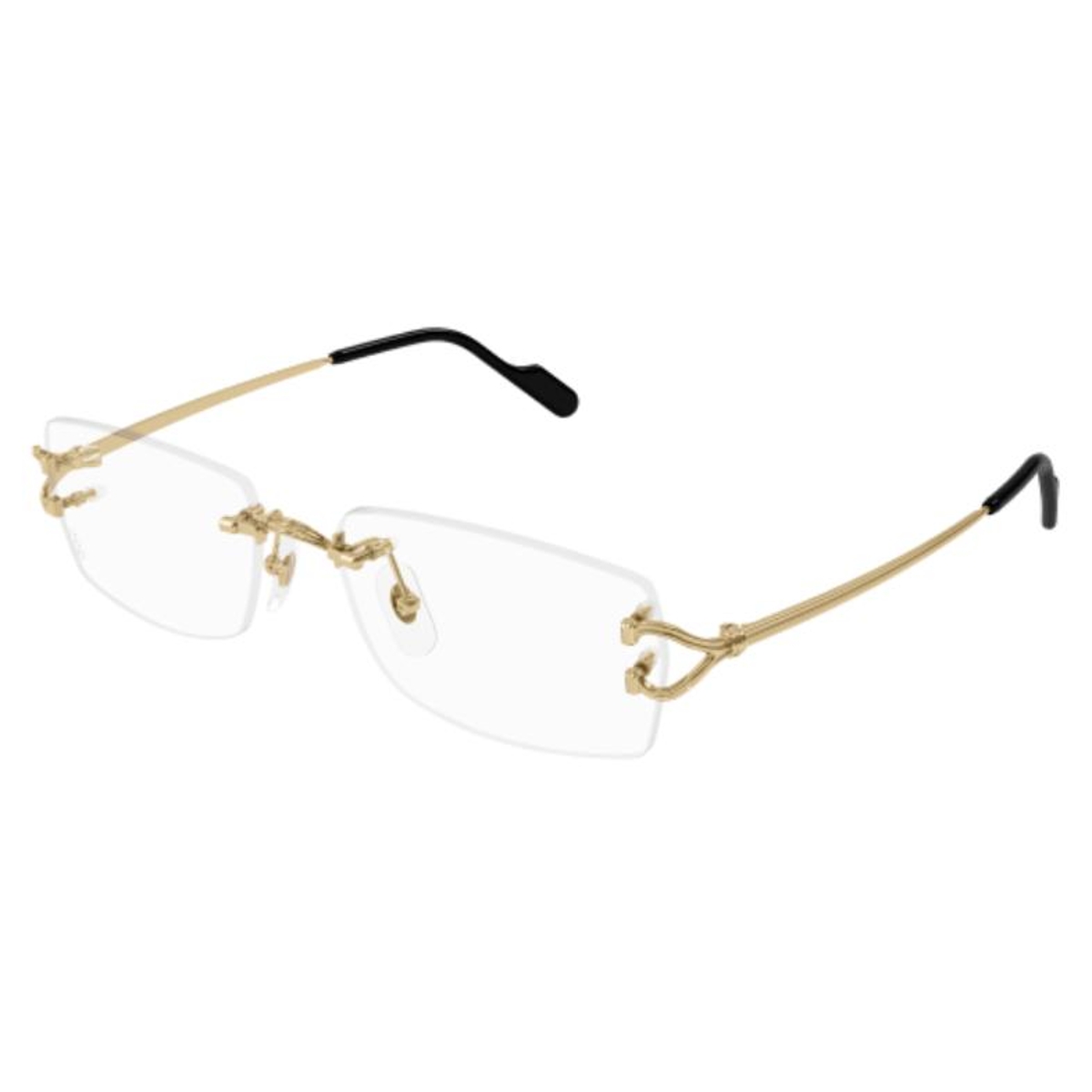 Cartier - CT0563O 001 Gold-Gold-Transparent