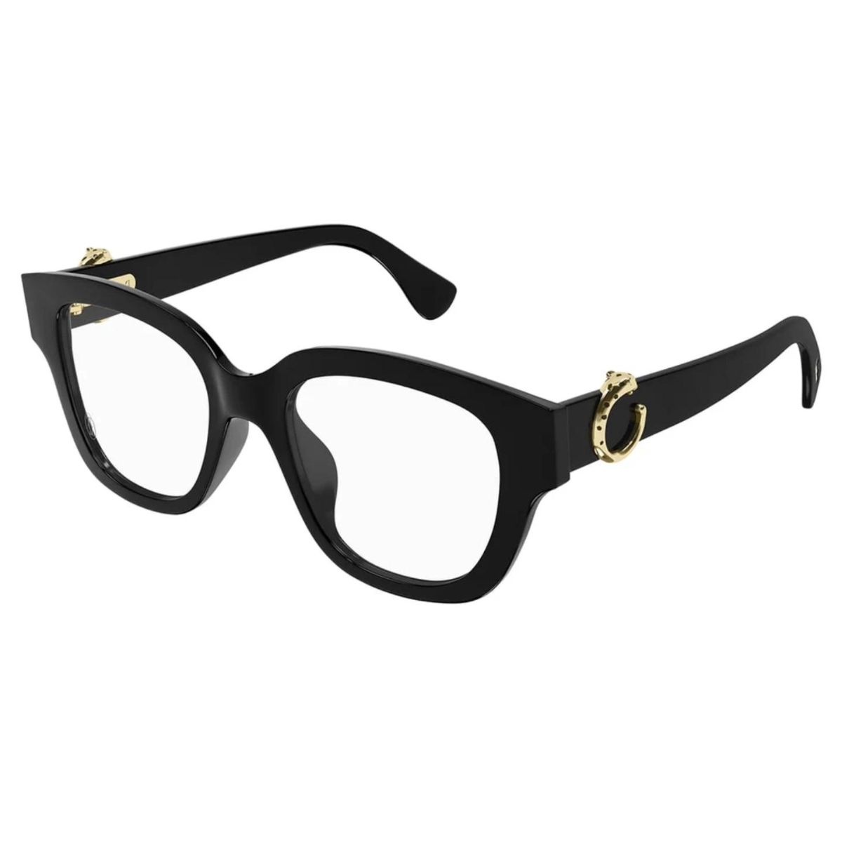 Cartier - CT0566O 001 Black-Black-Transparent