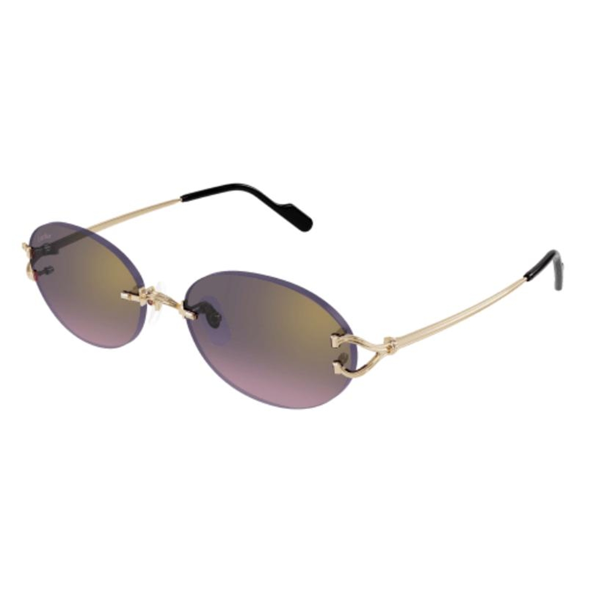 Cartier - CT0551S 004 Gold-Gold-Grey