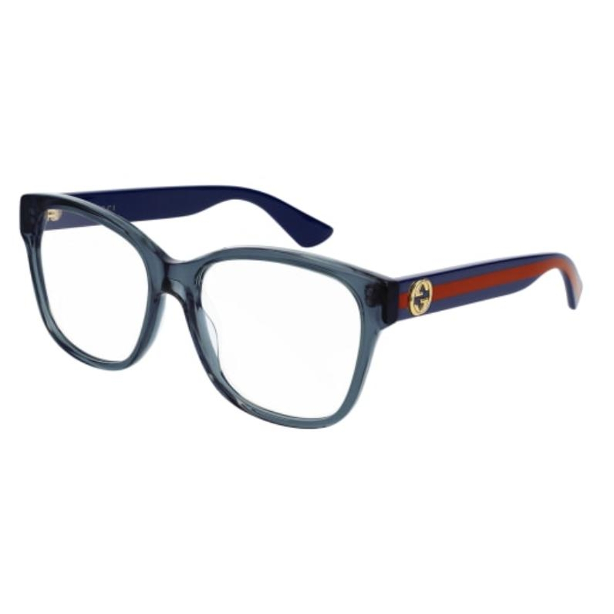 Gucci - GG0038ON 012 Blue-Blue-Transparent
