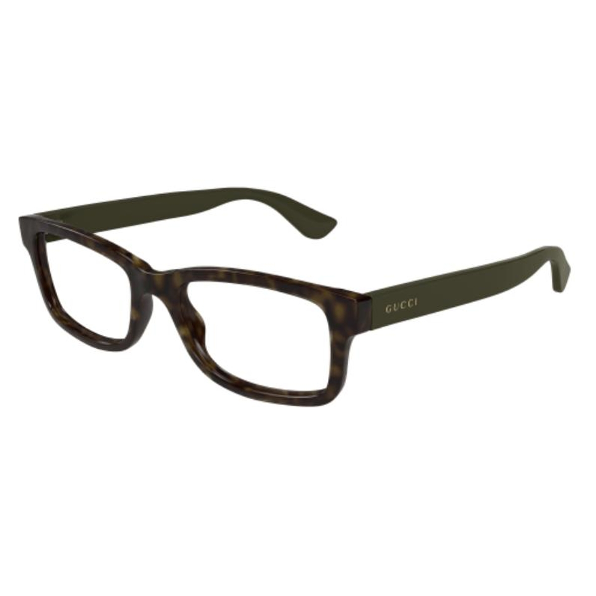 Gucci - GG1717O 004 Havana-Green-Transparent