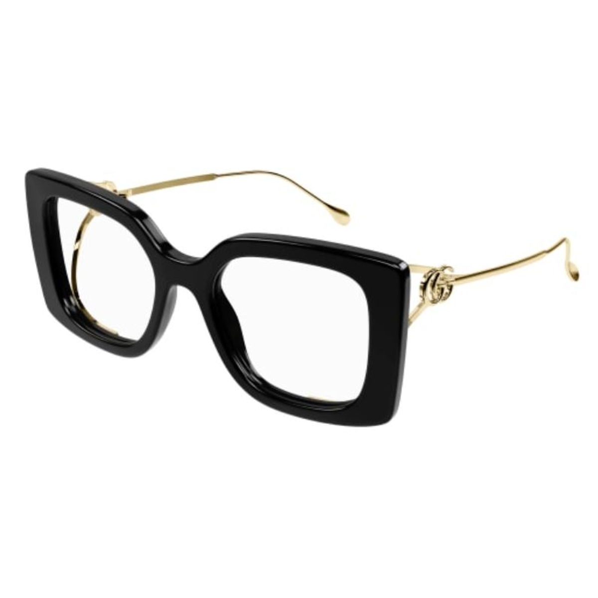 Gucci - GG1567O 001 Balck-Gold-Transparent