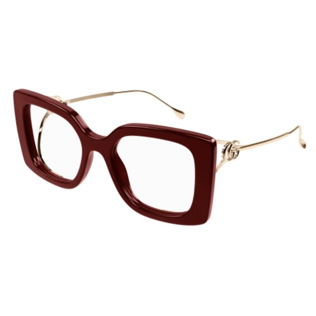 Gucci - GG1567O 003 Burgundy-Gold-Transparent