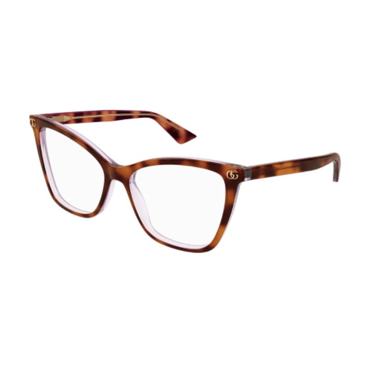 Gucci - GG1817O 004 Havana-Havana-Transparent