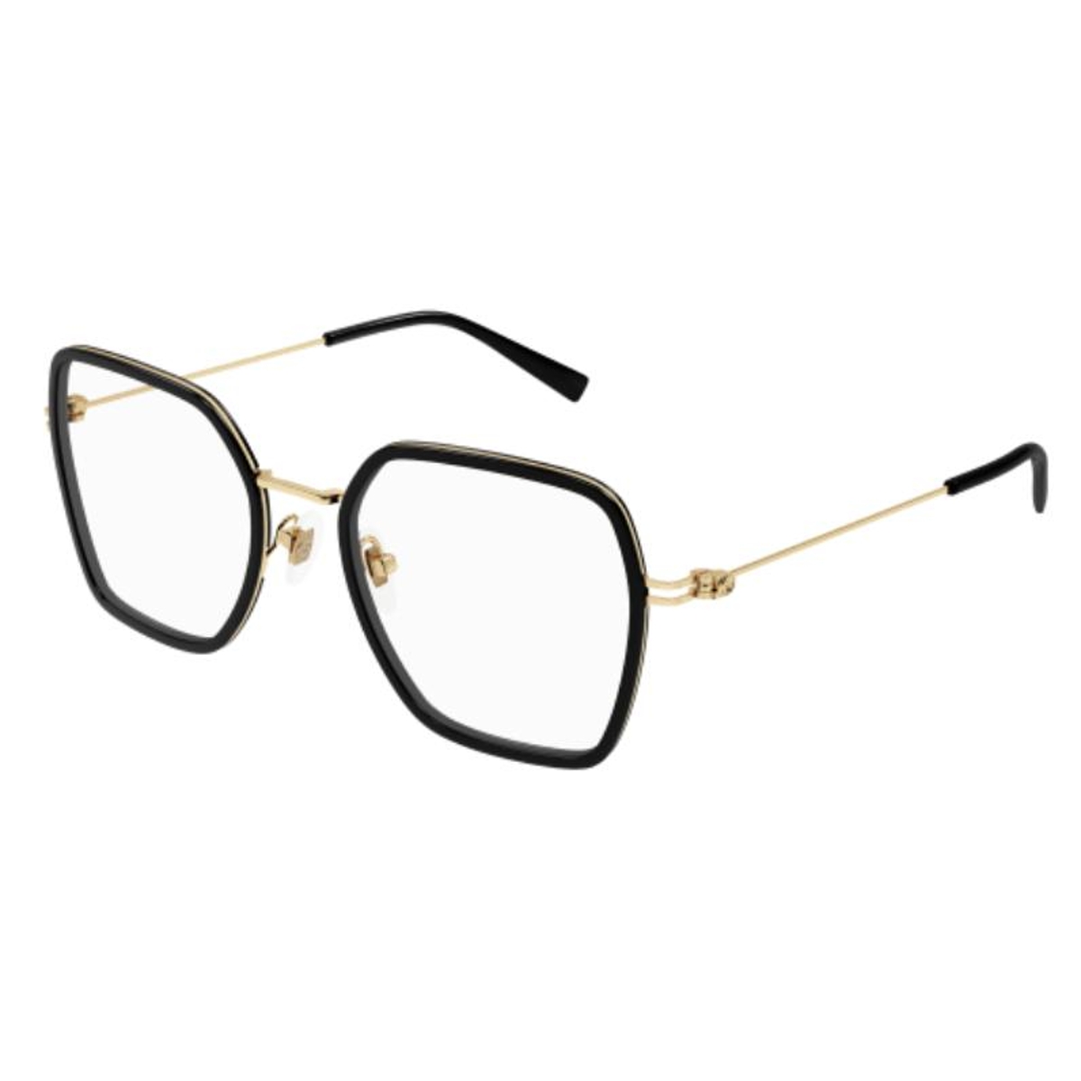 Gucci - GG1850O 001 Black-Gold-Transparent