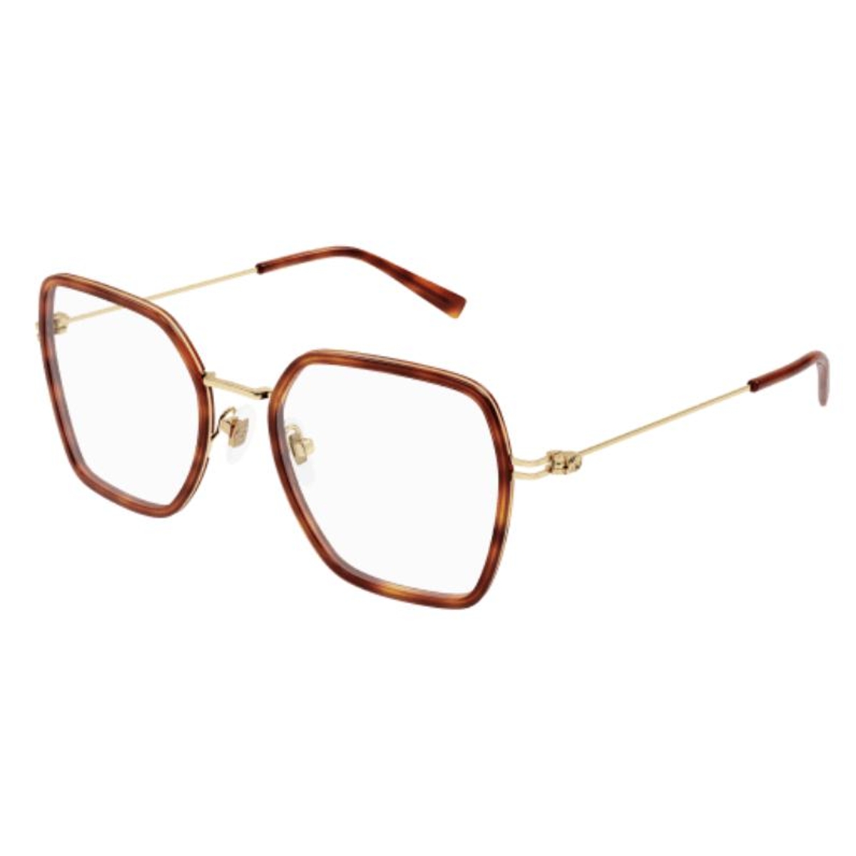 Gucci - GG1850O 002 Havana-Gold-Transparent