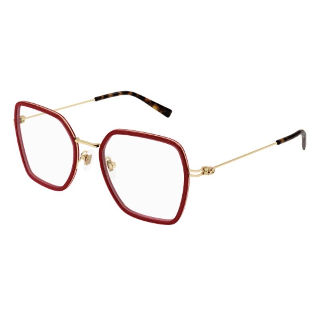 Gucci - GG1850O 004 Burgundy-Gold-Transparent