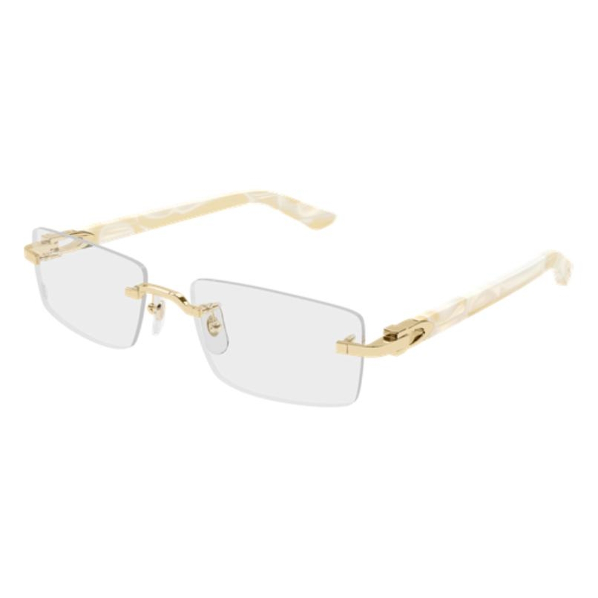 Cartier - CT0581O 007 Gold-Ivory-Transparent