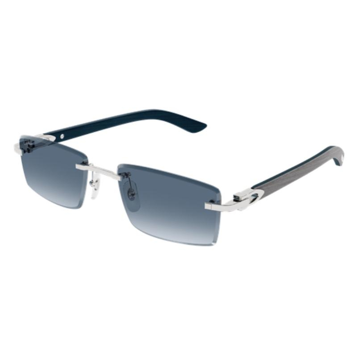 Cartier - CT0582S 004 Silver-Grey-Blue