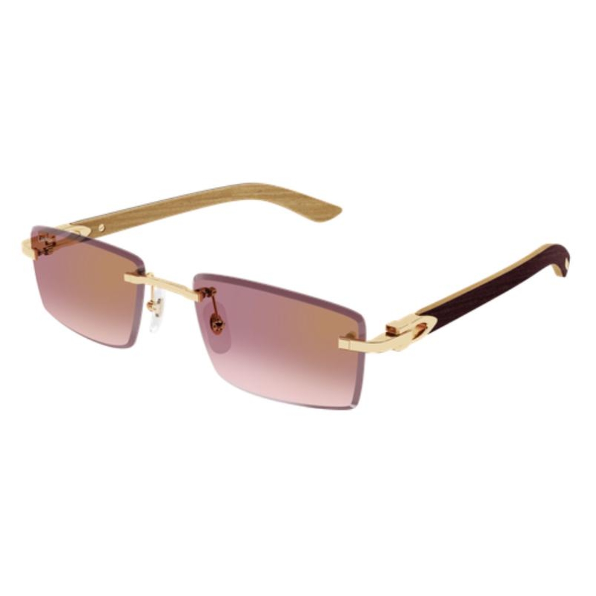 Cartier - CT0582S 002 Gold-Burgundy-Red