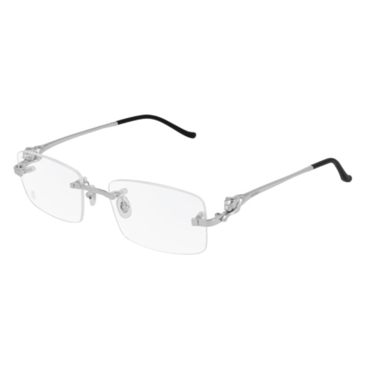 Cartier - CT0281O 002 Silver-Silver-Transparent